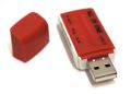 USB-картридер Mirex ERASER RED (microSD/SD/MS/M2)